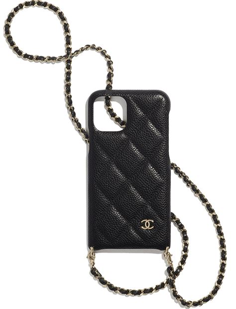 chanel phone case with strap|chanel phone case with chain.